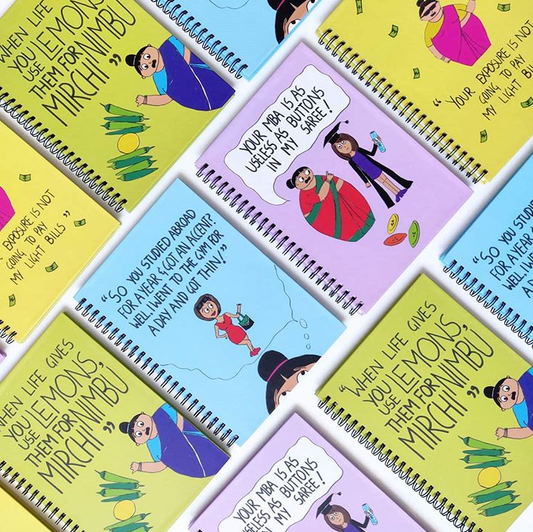 Sassy Aunty Diaries | Funny Hardbound Spiral Notebook