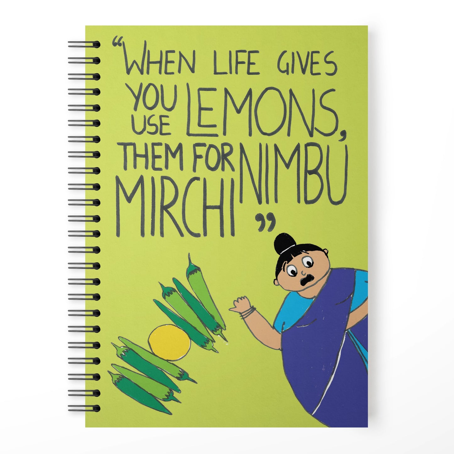 Sassy Aunty Diaries | Funny Hardbound Spiral Notebook