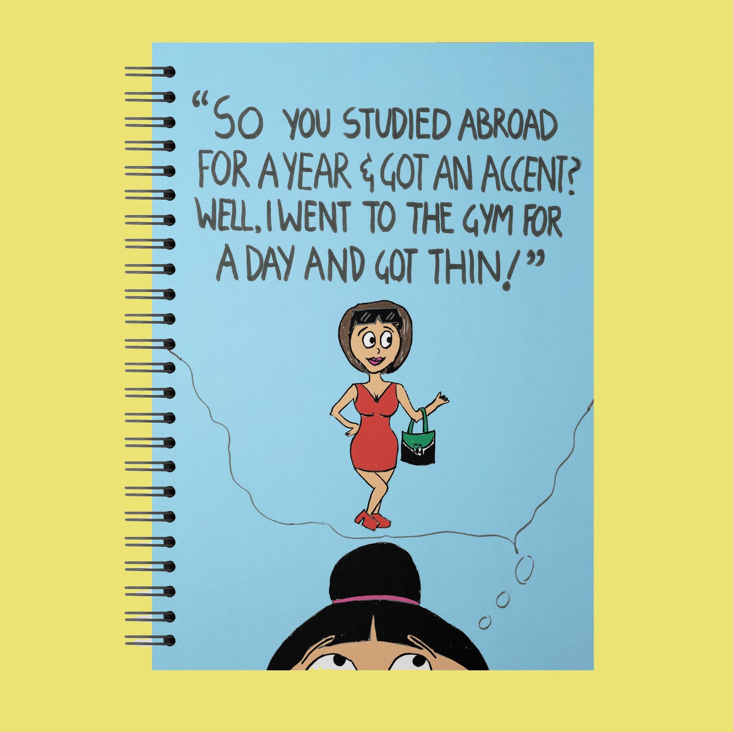 Sassy Aunty Diaries | Funny Hardbound Spiral Notebook